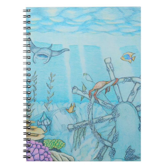 Cuaderno Naufragio en arrecife de coral (Frente)