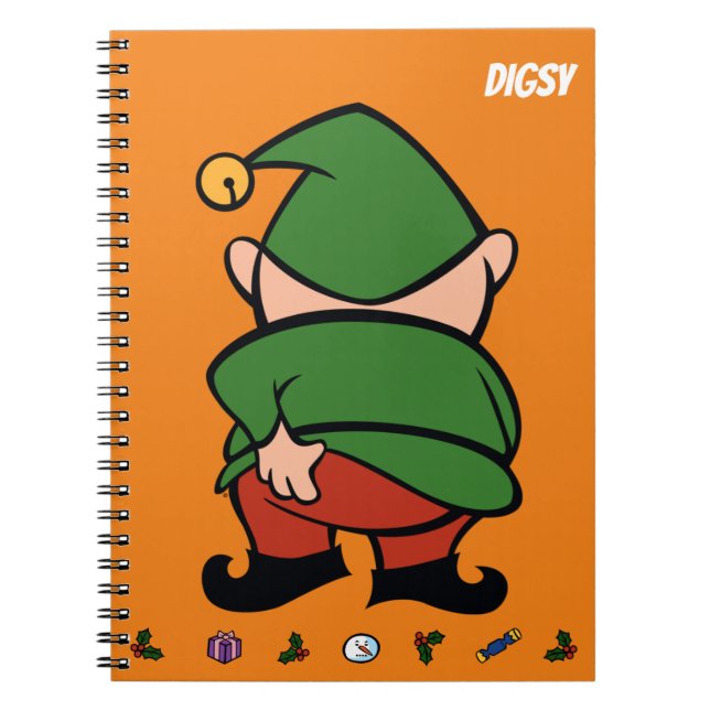 Cuaderno Naughty Elves Itch Navidades Notebook (Frente)