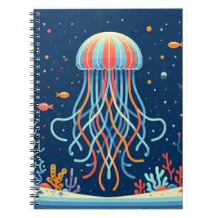 Cuaderno náutica/playa/medusas costeras