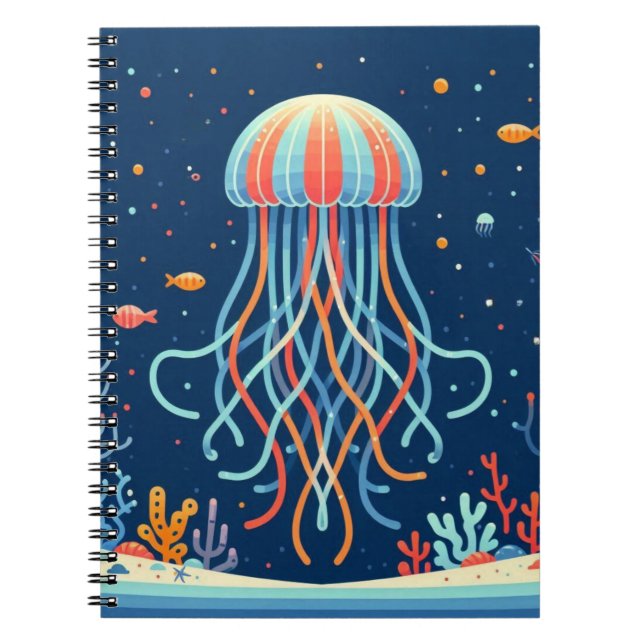 Cuaderno náutica/playa/medusas costeras (Frente)