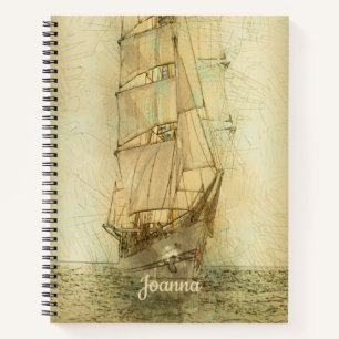 Cuaderno Nautical Classic Ship (Neutral)