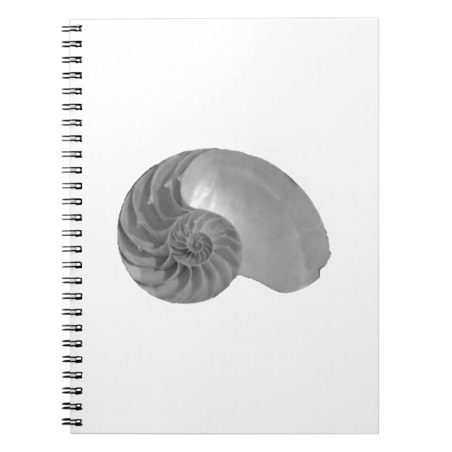 Cuaderno Nautilus Shell de la simplicidad de la complejidad (Frente)