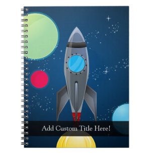 Cuaderno Nave de Rocket del espacio exterior