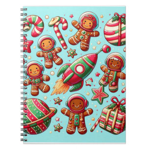 Cuaderno Nave espacial de jengibre navidad