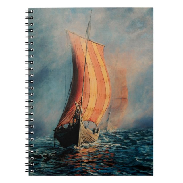 Cuaderno Navegación de la nave de Viking en el mar/el (Frente)