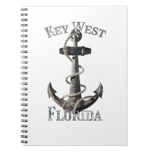 Cuaderno Navegación por Ancla Náutica de Key West Florida