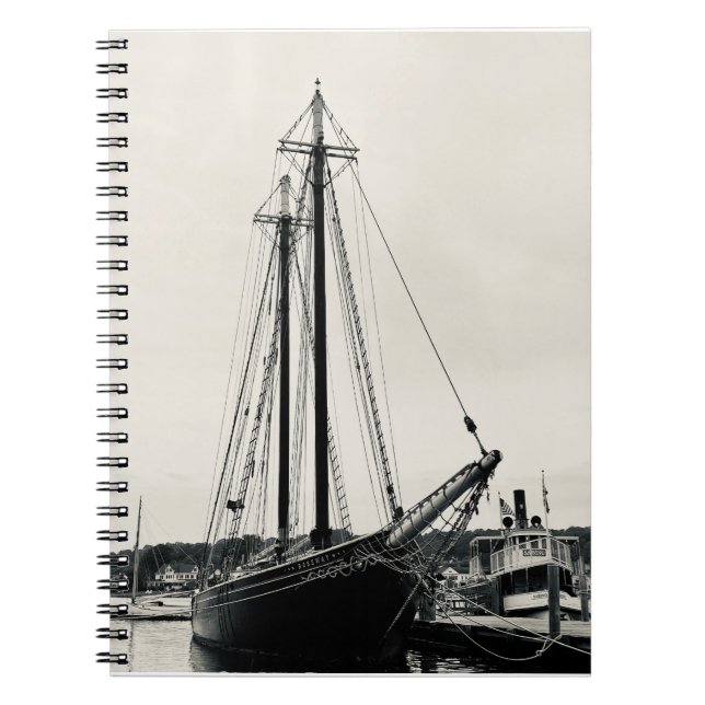 Cuaderno Navegar por el barco de casco histórico (Frente)