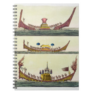 Cuaderno Naves chinas de Cochin, ilustracion del 'traje del