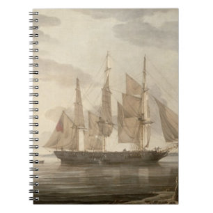 Cuaderno Naves en el puerto, 1805 (aceite en lona)