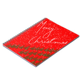 Cuaderno Navidad Alegre Dibujada a Mano