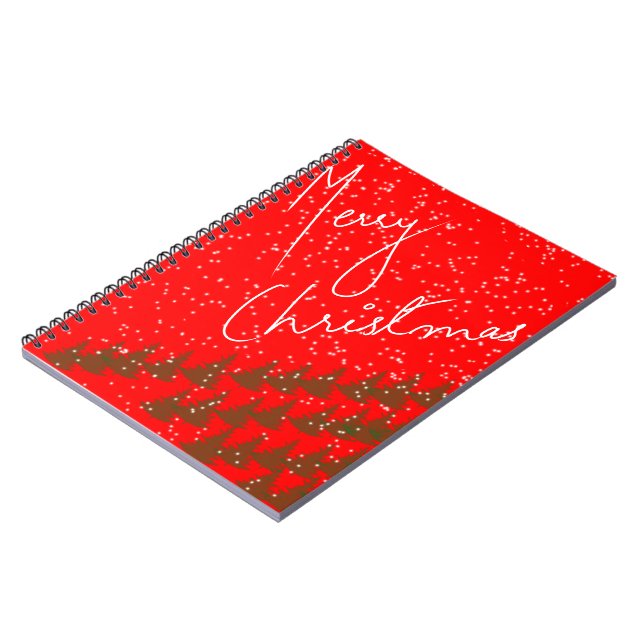 Cuaderno Navidad Alegre Dibujada a Mano (Lado Izquierdo)