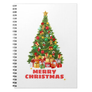 Cuaderno Navidad Alegre y Brillante 2026 - Festiva Vibrante