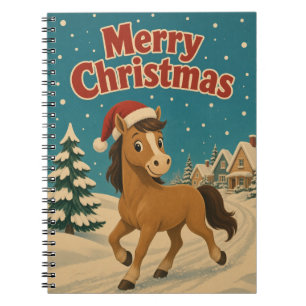 Cuaderno Navidad Animal Caballo en Cottage Lane