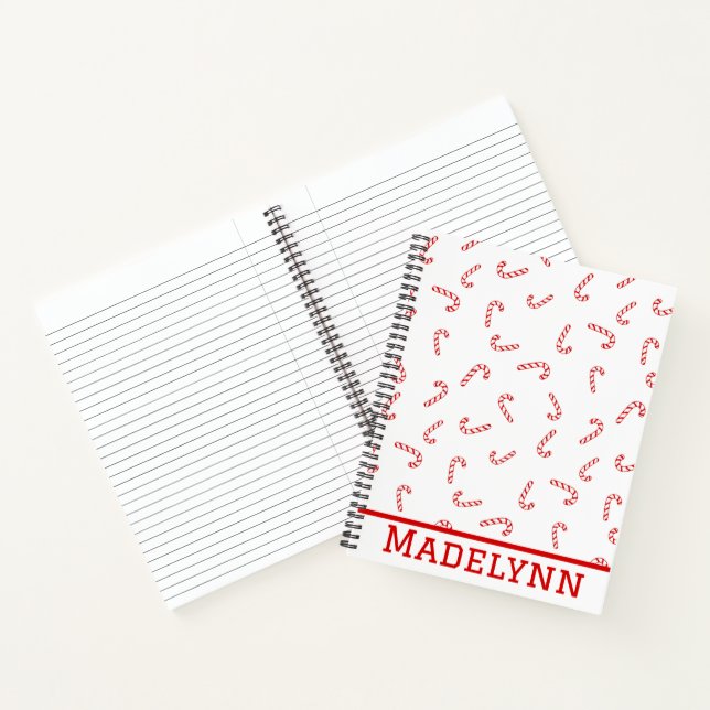 Cuaderno Navidad de Caramelo Personalizada (Interior)