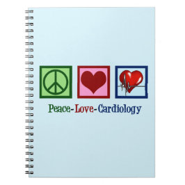 Cuaderno Navidad de la cardiología del amor de la paz