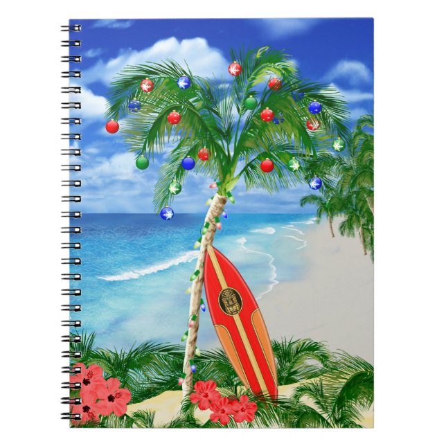 Cuaderno Navidad de la playa (Frente)