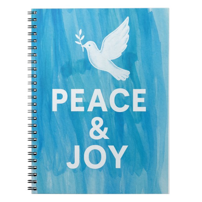 Cuaderno Navidad de Paz y Alegría (Frente)
