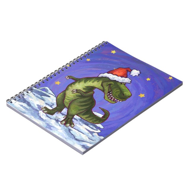 Cuaderno Navidad de Tyrannosaurus (Lado Izquierdo)