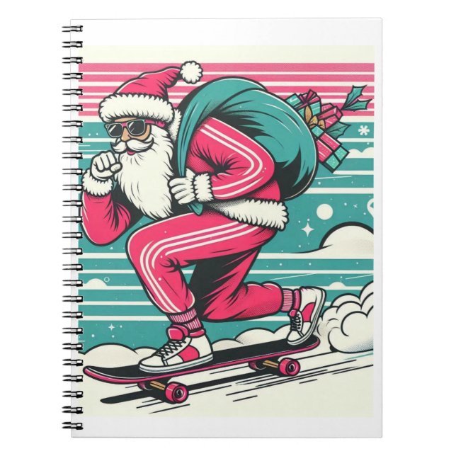 Cuaderno Navidad del padre del Skateboarding (Frente)