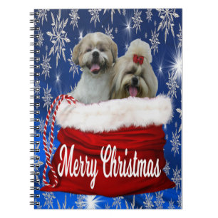 Cuaderno Navidad del tzu de Shih
