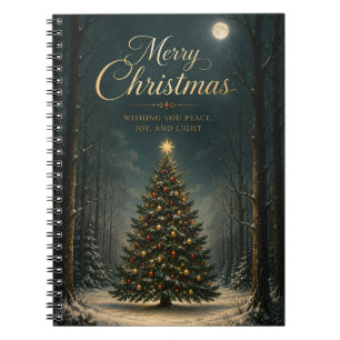 Cuaderno Navidad en el Bosque Invernal Encantado