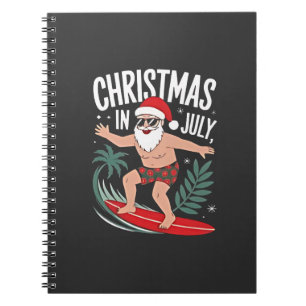 Cuaderno Navidad en julio Graciosa navidad de Navidad Santa