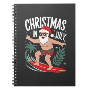Cuaderno Navidad en julio Graciosa navidad Navidad Santa Pl