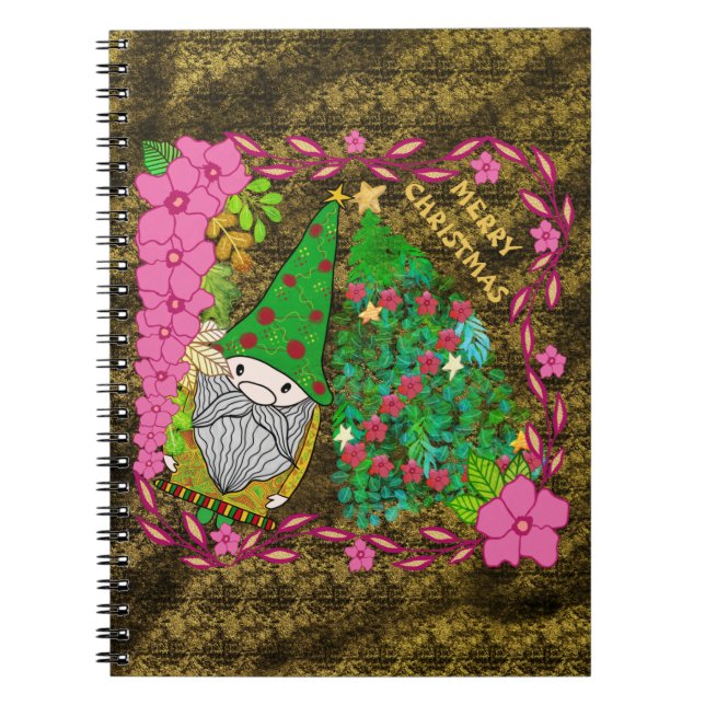 CUADERNO NAVIDAD FEROSA PERSONALIZADA CON ÁRBOL DE GNOME XM (Frente)