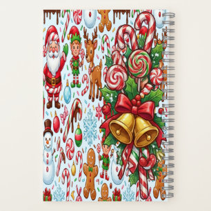 Cuaderno Navidad País de las Maravillas de Caña de Caramelo