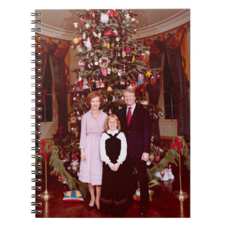 Cuaderno Navidad Presidente James Jimmy Carter Casa Blanca