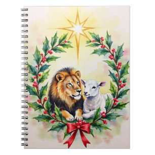 Cuaderno Navidad Religiosa El León y el Cordero con Sta