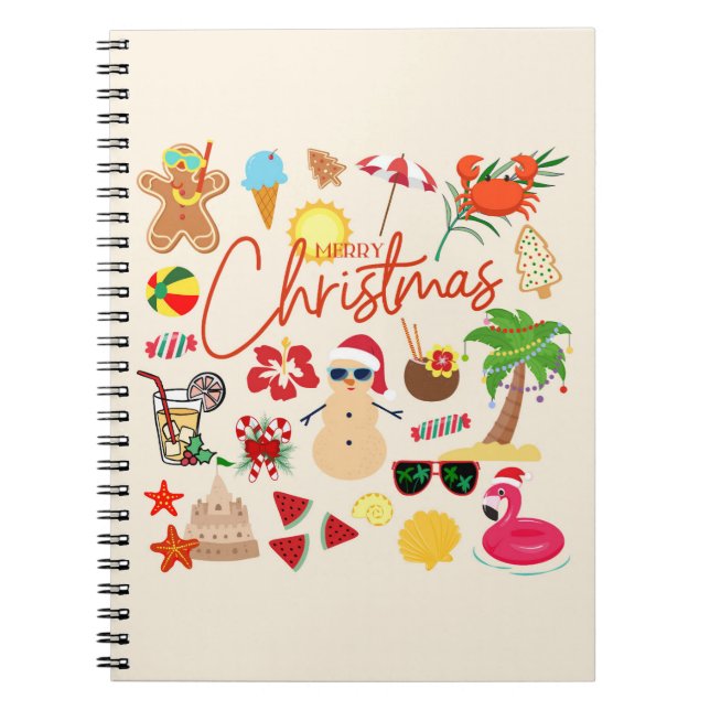 Cuaderno Navidad Tropical (Frente)