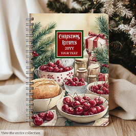 Cuaderno Navidades acuáticos modernos Receta Regalo para po