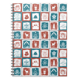 Cuaderno Navidades adentran inspirados mosaicos enlosados