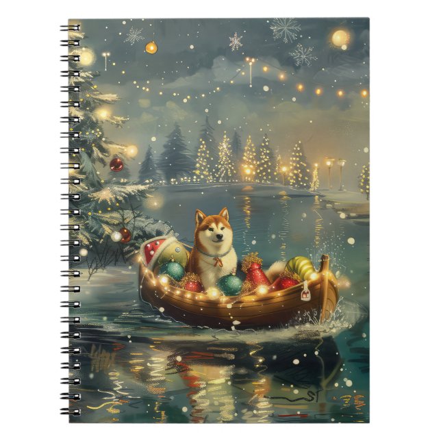 Cuaderno Navidades Akita Festividad (Frente)