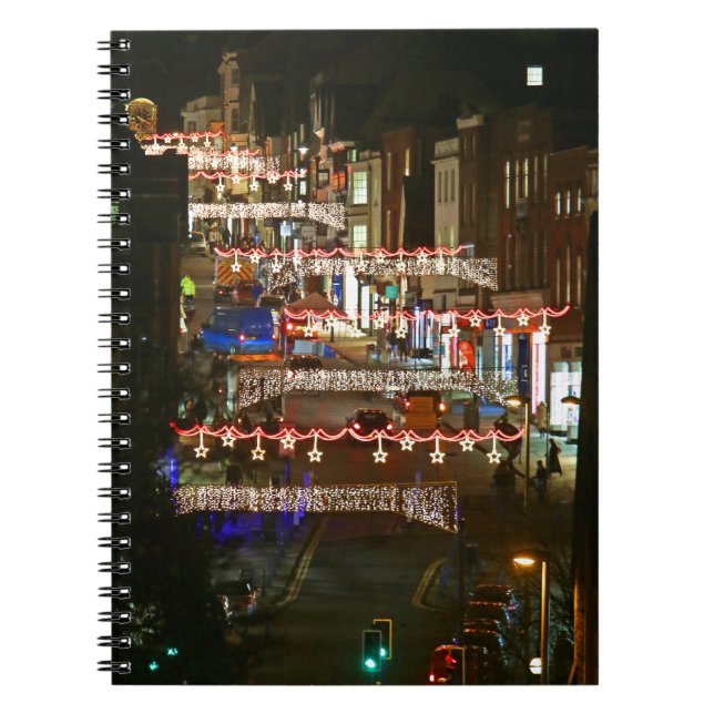 Cuaderno Navidades alumbran a Guildford (Frente)