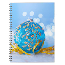 Cuaderno Navidades Blue Decor Ball