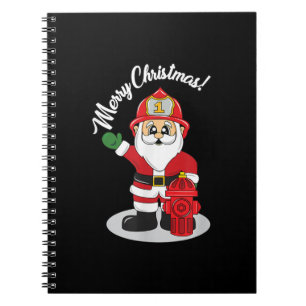 Cuaderno Navidades Bombero Santa Winter