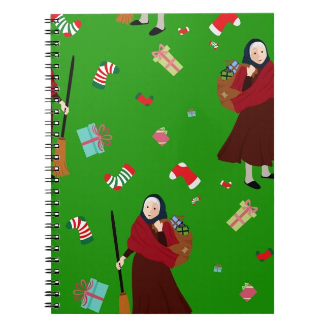 Cuaderno navidades bruja Befana (Frente)