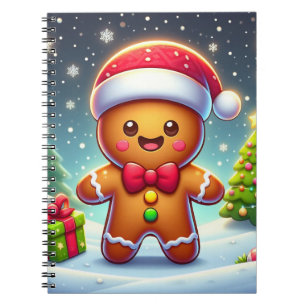 Cuaderno Navidades caprichosos/hombre de pan de jengibre de
