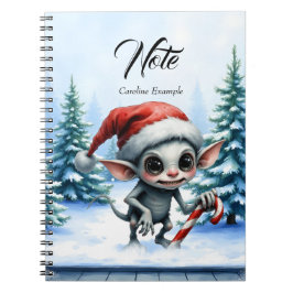 Cuaderno Navidades caprichosos se codean con Candy Cane.