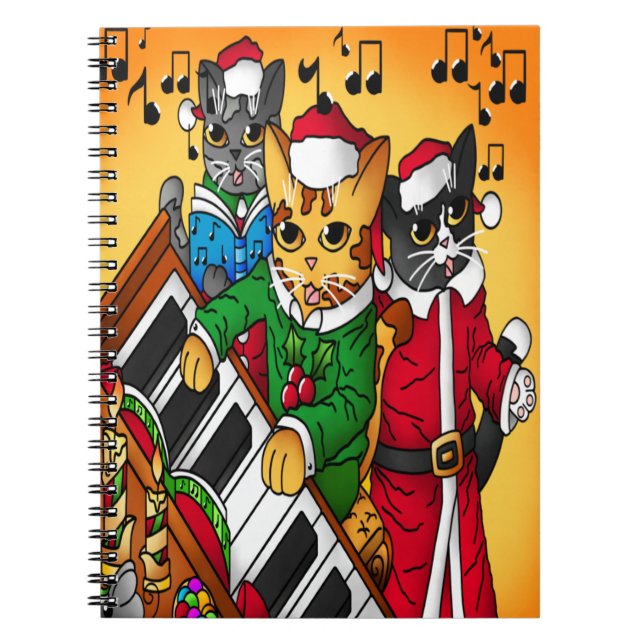 Cuaderno Navidades Carol Cats (Frente)
