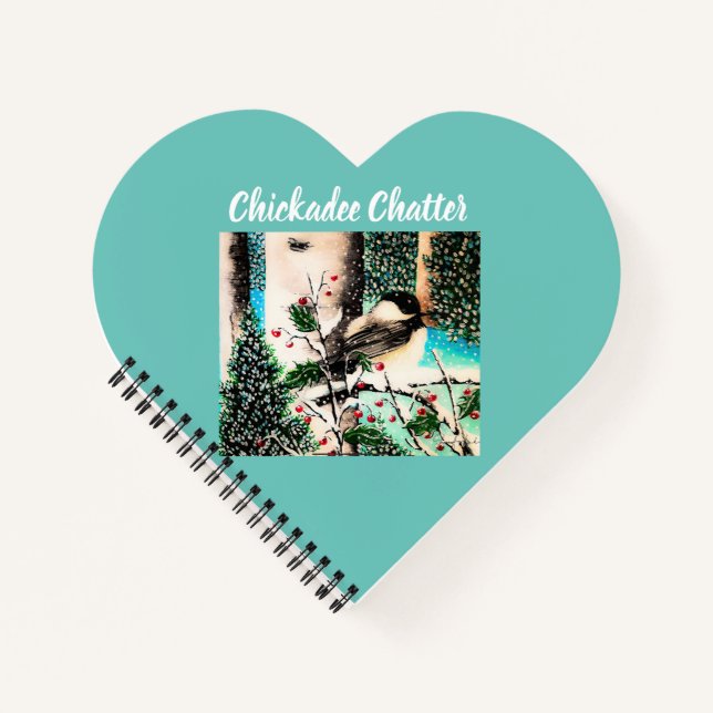 Cuaderno Navidades Chickadee Chatter Notepad (Anverso)