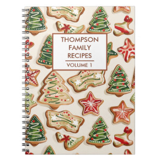 Cuaderno Navidades cocina receta personalizada