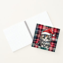 Cuaderno Navidades Colocaron Santa Cat Con Nombre