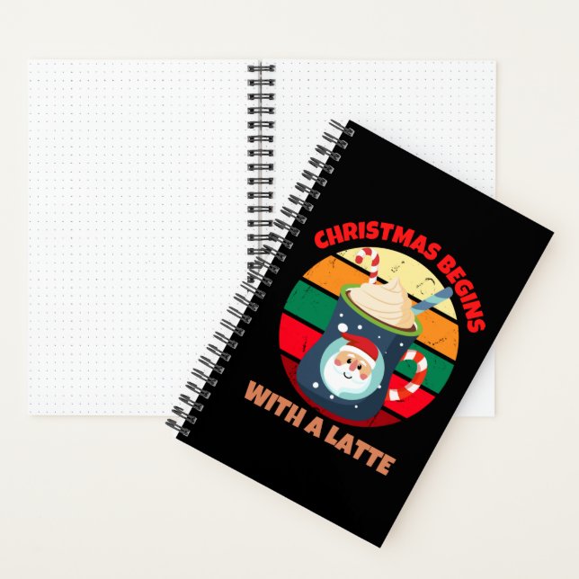 CUADERNO NAVIDADES COMIENZAN CON UN LATTE (Interior)