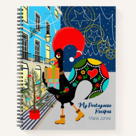 Cuaderno Navidades comprando con el Rooster Portugués