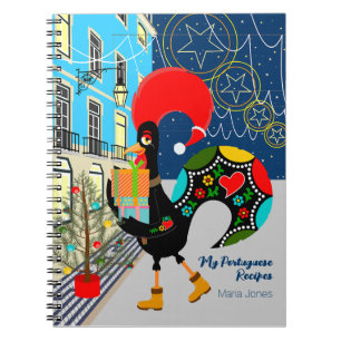 Cuaderno Navidades comprando con el Rooster Portugués