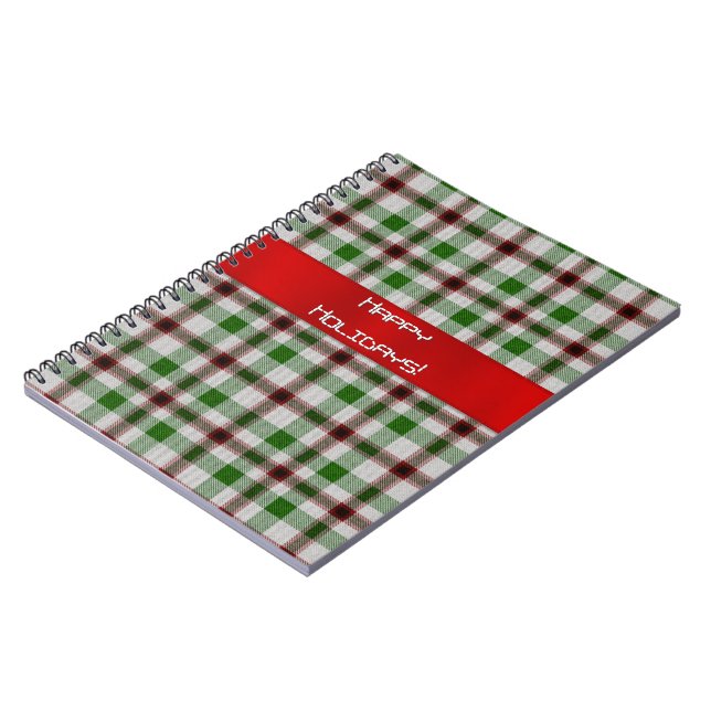Cuaderno Navidades con cinta roja (Lado Izquierdo)