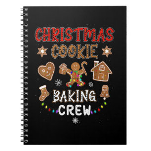 Cuaderno Navidades Cookie Baking Crew Xmas Gingerbread Fami